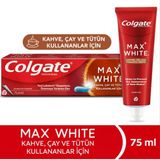 Colgate Max White Kahve, Çay Ve Tütün Kullanıcıları İçin Diş Macunu 75 Ml 2 Adet