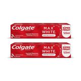 Colgate Max White Kalıcı Beyazlık Diş Macunu 125 Ml X 2 Adet Beyazlatma