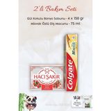 Colgate Misvak Özlü Diş Macunu 75 Ml, H. Şakir Gül Kokulu Banyo Sabunu 4 X 150 Gr Ve Rosıe