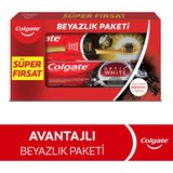 Colgate Optic White Aktif Kömür Diş Macunu 50 ml + Colgate 360 Gold Yumuşak Diş Fırçası