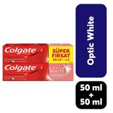 Colgate Optic White Anında Beyazlık 2x50 ml Diş Macunu