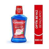 Colgate Optic White Beyazlatıcı Ağız Bakım Suyu 500 ml Ferah Nefes İçin Uzun Süre Etki