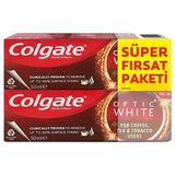 Colgate Optic White Kahve Çay Diş Macunu 50 ml - 2 Adet