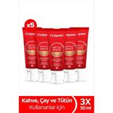 Colgate Optıc Whıte Kahve, Çay ve Tütün Kullananlar Için Diş Macunu 50ML X5 Adet