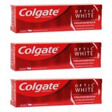 Colgate Optic White Parıldayan Beyazlık 3x75 ml Diş Macunu