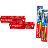 Colgate Optic White Parıldayan Beyazlık 50 ml x 2 - Colgate Super Flexi Diş Fıçası Orta