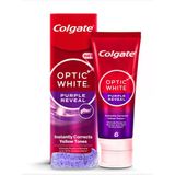 Colgate Optic White Purple Reveal Beyazlatıcı Diş Macunu 125 Ml 4 Adet+ Hediye Dynamic Diş Fırçası Orta
