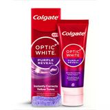 Colgate Optic White Purple Reveal Beyazlatıcı Diş Macunu 75 Ml (8'Li Paket)