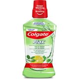 Colgate Plax 500 ml Ağız Bakım Suyu Çay ve Limon Ferahlatıcı Koku ile 24 Saat Koruma Sunar