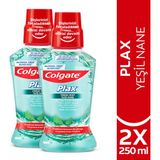 Colgate Plax Ağız Bakım Suyu 2×250 ml Ekstra Ferah Naneli Plak ve Tartar Önleyici Antibakteriyel