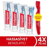 Colgate Sensitive Sensifoam Diş Macunu 75 ml x 4 Hassasiyetle Dişleri Beyazlatır