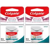 Colgate Total Profesyonel Diş Eti Sağlığı Arayüz Diş İpi 50 m (2 paketi)
