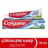 Colgate Üçlü Etki 75 ml Diş Macunu Ferah Nefes ve Beyaz Dişler İçin Güçlü Koruma - 1