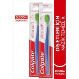 Colgate Ultra Soft Diş Etleri Nazik Temizlik Yumuşak 2 Adet Diş Fırçası