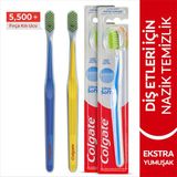 Colgate Ultra Soft Yumuşak Diş Fırçası x 2 Diş Etleri İçin Nazik Temizlik Özelliği ile