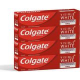 Colgate Visible White Beyazlatıcı 4x75 ml Diş Macunu