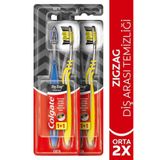 Colgate Zigzag Charcoal Diş Arası Temizliği Orta 1+1 2 Adet Diş Fırçası