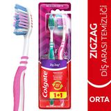 Colgate Zigzag Diş Arası Temizliği 2'li Orta Diş Fırçası