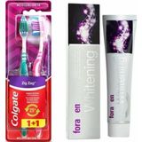 Colgate Zigzag Orta Diş Fırçası 1+1+Foramen Beyazlatıcı Diş Macunu 125 Gr