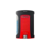 Colibri Daytona Tek Torch Pürmüz Metalik Kırmızı-Siyah Puro Çakmağı, 00000TR3762
