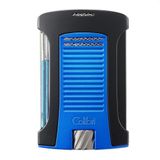 Colibri Daytona Tek Torch Pürmüz Metalik Mavi-Siyah Puro Çakmağı