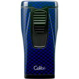 Colibri Monaco 3 Torch Pürmüz Mavi Karbon Fiber Puro Çakmağı