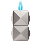 Colibri Quasar 3 Torch Pürmüz Gümüş Masa Tipi Puro Çakmağı