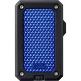 Colibri Rally Tek Torch Pürmüz Siyah-Mavi Puro Çakmağı