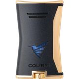 Colibri Tek Torch Pürmüz Siyah-Gold Slim Puro Çakmağı