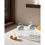 Colina 3'lü Bebek Kavanozu - Soft Gri - 300 ml