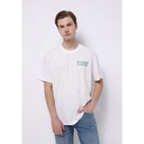 Colin's Colins Comfort Fit Yuvarlak Yaka Düz Erkek Beyaz Kısa Kol Tişört Cl1074199 Q1.v1 Ofw Beyaz