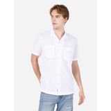 Colin's Colins Normal Kesim Shirt Yaka Cepli Beyaz Erkek Kısa Kol Gömlek Cl1068758 Cl1068758 Q1.v1 Wht Beyaz