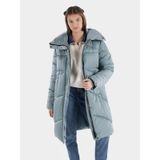 Colin's Colins Regular Fit Şişme Uzun Cepli Yeşil Kadın Kaban Cl1065792 Mint Yeşili