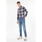 Colin's Colins Slim Fit Shirt Neck Ekoseli Erkek Mor Uzun Kol Gömlek Cl1061370 Q1.v2 Prp Mor