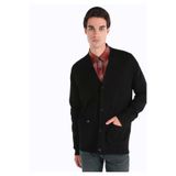 Colin's Comfort Fit Erkek Düğmeli Siyah Hırka