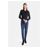 Colin's Mom Fit Yüksek Bel Daralan Paça Kadın İndigo Jean Pantolon