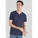 Colin'S Regular Fit Bisiklet Yaka Basic Lacivertvert Erkek Kısa Kol Tişört Cl1062745_Q1.V1_Nav lacivert