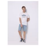 Colin's Regular Fit Orta Bel Düz Erkek Bleach İndigo Astarsız Denim Jean Şort