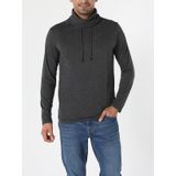Colin's Regular Fit Yarim Balikci Erkek Antra Melanj Uzun Kol Tişört CL1036982_q1.v1_ANM