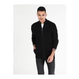 Colin's Slim Fit Erkek Siyah Hırka