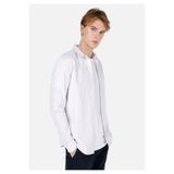 Colin's Slim Fit Shirt Neck Cepli Düz Erkek Bej Uzun Kol Gömlek