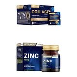Collagen 30 Saşe 10000 Mg + Çinko ( Zinc ) Takviyesi 15 Mg 100 Tablet