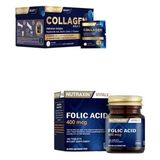 Collagen 30 Saşe 10000 Mg + Folik Asit Takviyesi 400 Mcg 100 Tablet