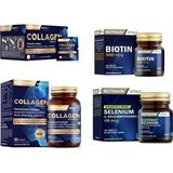 Collagen 30 Saşe 10000 Mg + Hidrolize 30 Tablet + Biotin 30 Tablet+Selenyum 100 Tablet