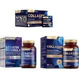 Collagen 30 Saşe 10000 Mg + Hidrolize 30 Tablet + Keratin Formula 60 Tablet