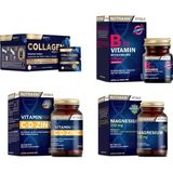 Collagen 30 Saşe 10000 Mg + Vitamin Max (C,d,zinc) + B12 Vitamini + Magnezyum