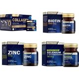 Collagen 30 Saşe 10000 Mg+Selenyum 100 Tablet+ Biotin 30 Tablet+ Çinko 100 Tablet
