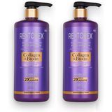 Collagen & Biotin Dolgunlaştırıcı Şampuan 900 Ml – Hacimsiz Saçlar İçin Sülfatsız, Kolajen Ve Biotin İçerikli Yoğun Hacim Veren Bakım Şampuanı (2 Paketi)