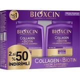 Collagen & Biotin Hacim Şampuanı | 2 x 300 ml | Ince ve Seyrek Saçlar Için | Sülfatsız | Sa�