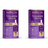 Collagen & Biotin Saç Serumu 100 ml – Saç Dökülmesine Karşı, Hacimlendirici, Hidrolize Kolajen, Biotin ve Biocomplex B11 Içerikli (2 Paketi) - 0,33 Creatör Altın